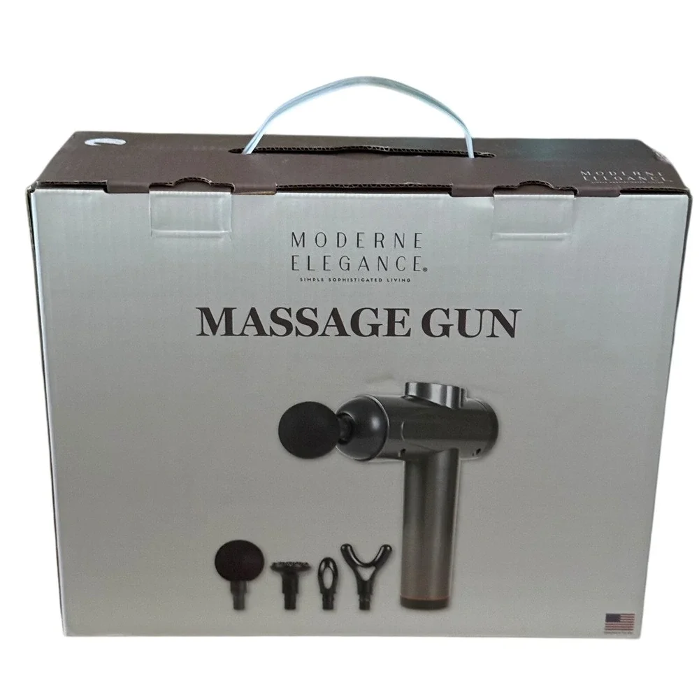 NEW‎ NIB Moderne Elegance Massage Gun Percussion Handheld Muscle Massager